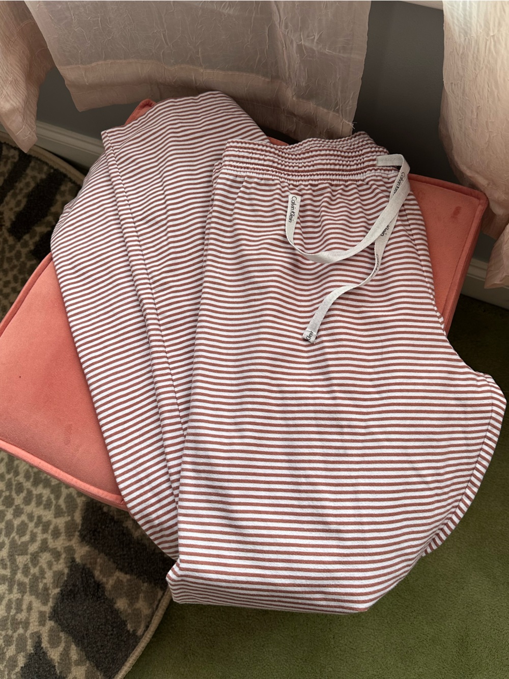 Calvin Klein Striped Pajama Pants / Lounge Pants